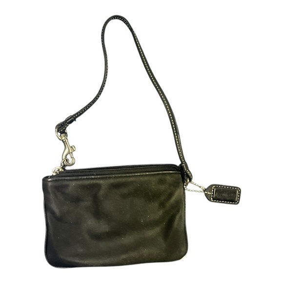 🖤 Coach Legacy Leather Black Wristlet Purse | Mini Bag Clutch - Picture 4 of 5
